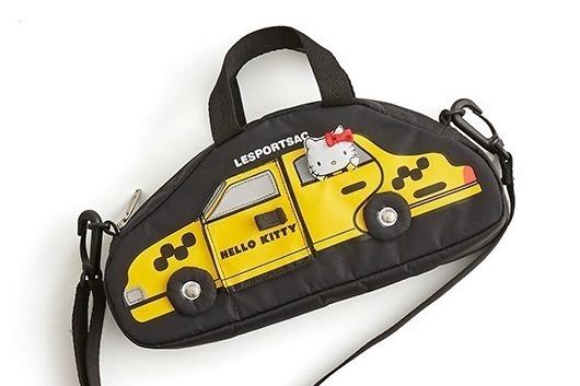 レスポートサック×ハローキティ、NYにサンリオ人気キャラが集結する総柄ボストン＆タクシー型バッグ 