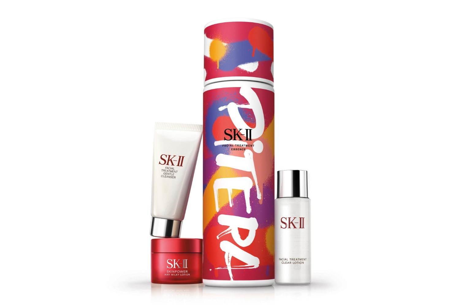 SK-IIのクリスマスコフレ、“ストリートアート”デザインの化粧水現品&ラッピングにも使えるフロシキ コピー SK-IIのクリスマスコフレ、“ストリートアート”デザインの化粧水現品&ラッピングにも使えるフロシキ コピー