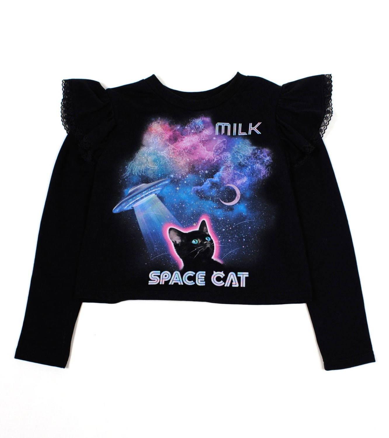 ミルク新作“オーロラ”ワンピ&“スペースキャット”トレーナー、ふわふわ“猫耳”ハットも コピー ミルク新作“オーロラ”ワンピ&“スペースキャット”トレーナー、ふわふわ“猫耳”ハットも コピー