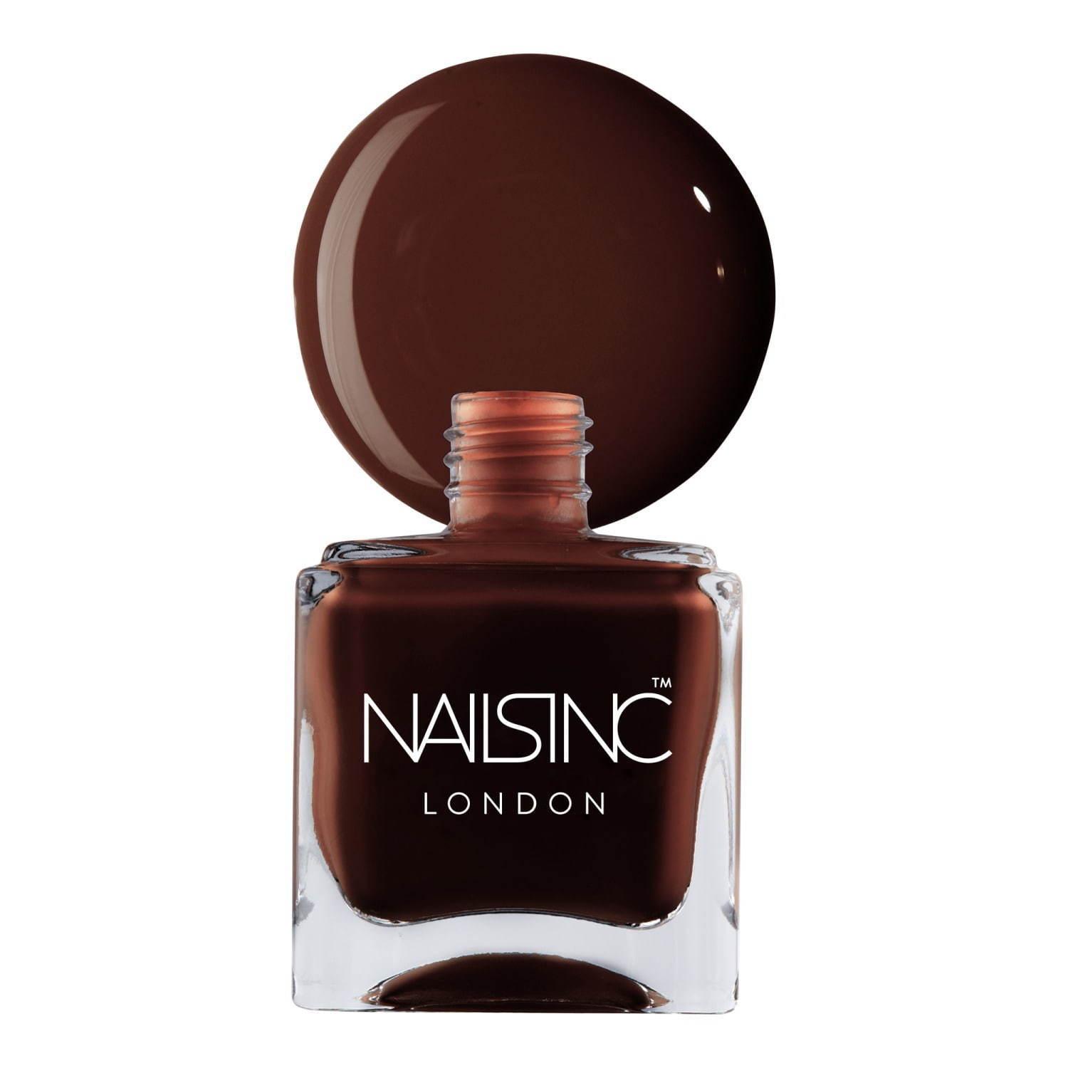 ネイルズ インク“ほんのりチョコの香り”ネイルカラー、キャラメル＆ビターチョコ着想の濃密ブラウン コピー
