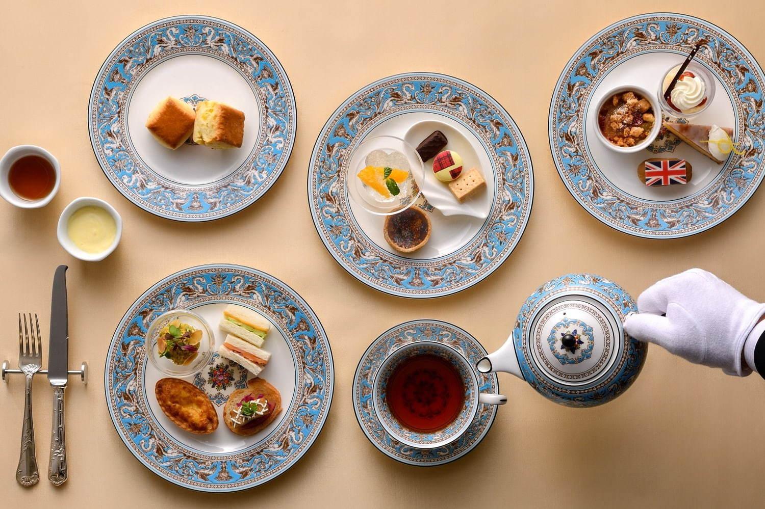 「英国フェア」が帝国ホテル 大阪で、ウェッジウッドの紅茶や英国伝統スイーツのアフタヌーンティー コピー