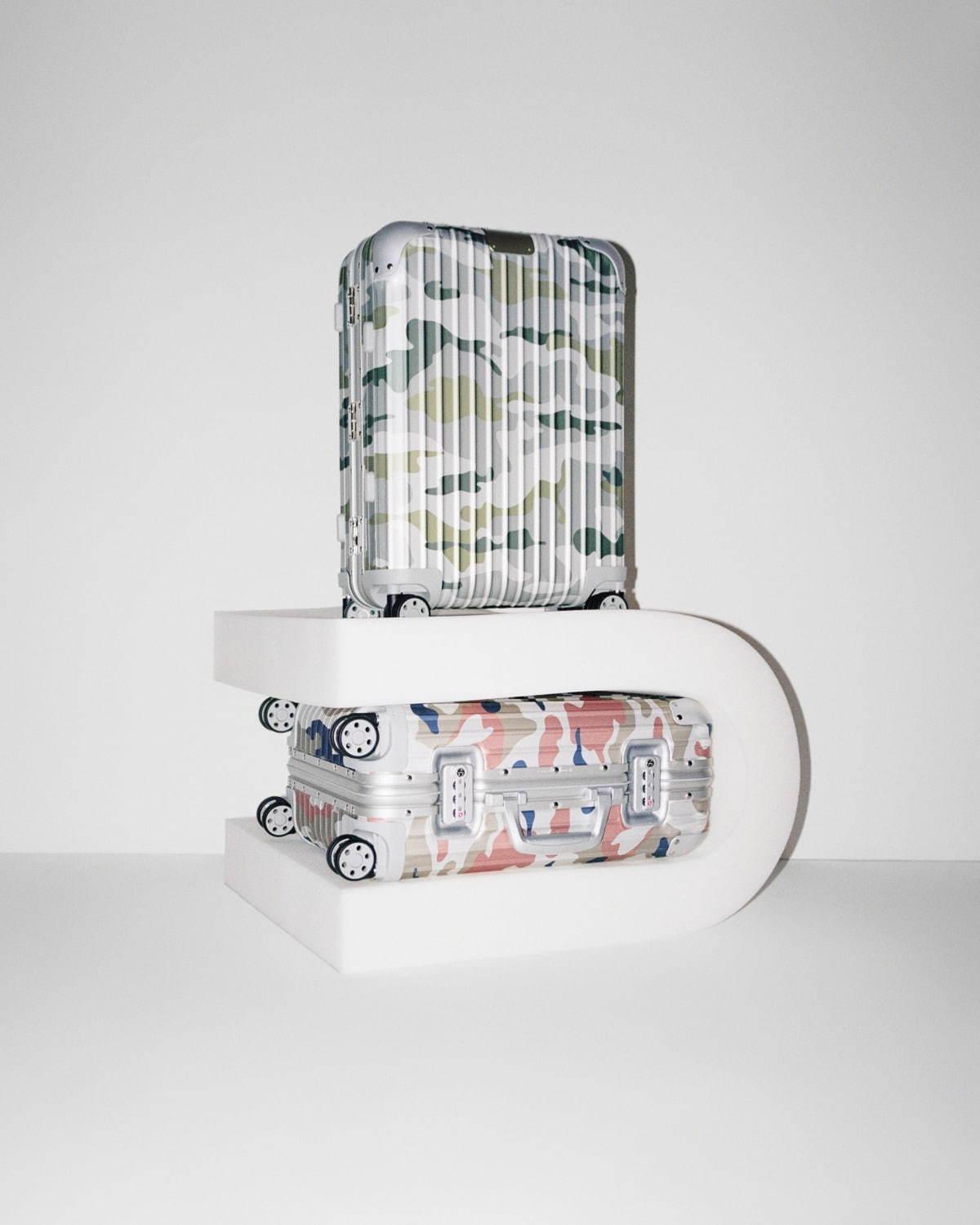 リモワの「カモフラージュ柄」スーツケース、輝くアルミニウム合金に“浮かび上がる”ような模様 コピー