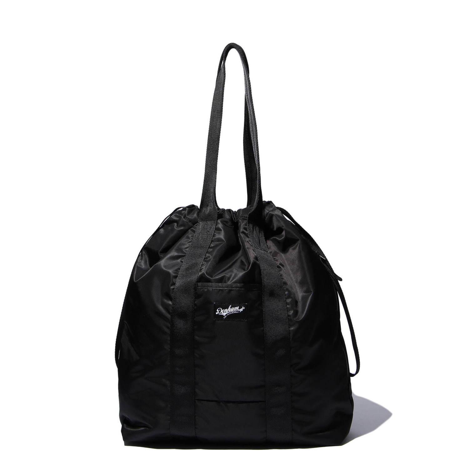 デンハム×ラミダスのバッグ&財布"オールブラック"のナイロン素材で、2WAY仕様のポーチも コピー デンハム×ラミダスのバッグ&財布"オールブラック"のナイロン素材で、2WAY仕様のポーチも コピー