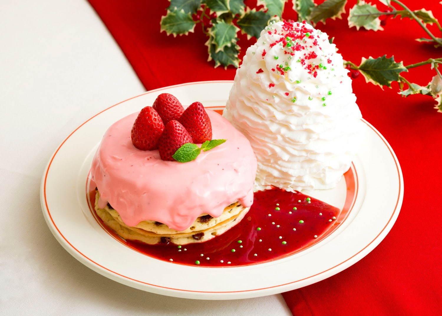 エッグスンシングスのクリスマス限定メニュー、“濃厚”いちごチョコクリームのパンケーキなど コピー エッグスンシングスのクリスマス限定メニュー、“濃厚”いちごチョコクリームのパンケーキなど コピー