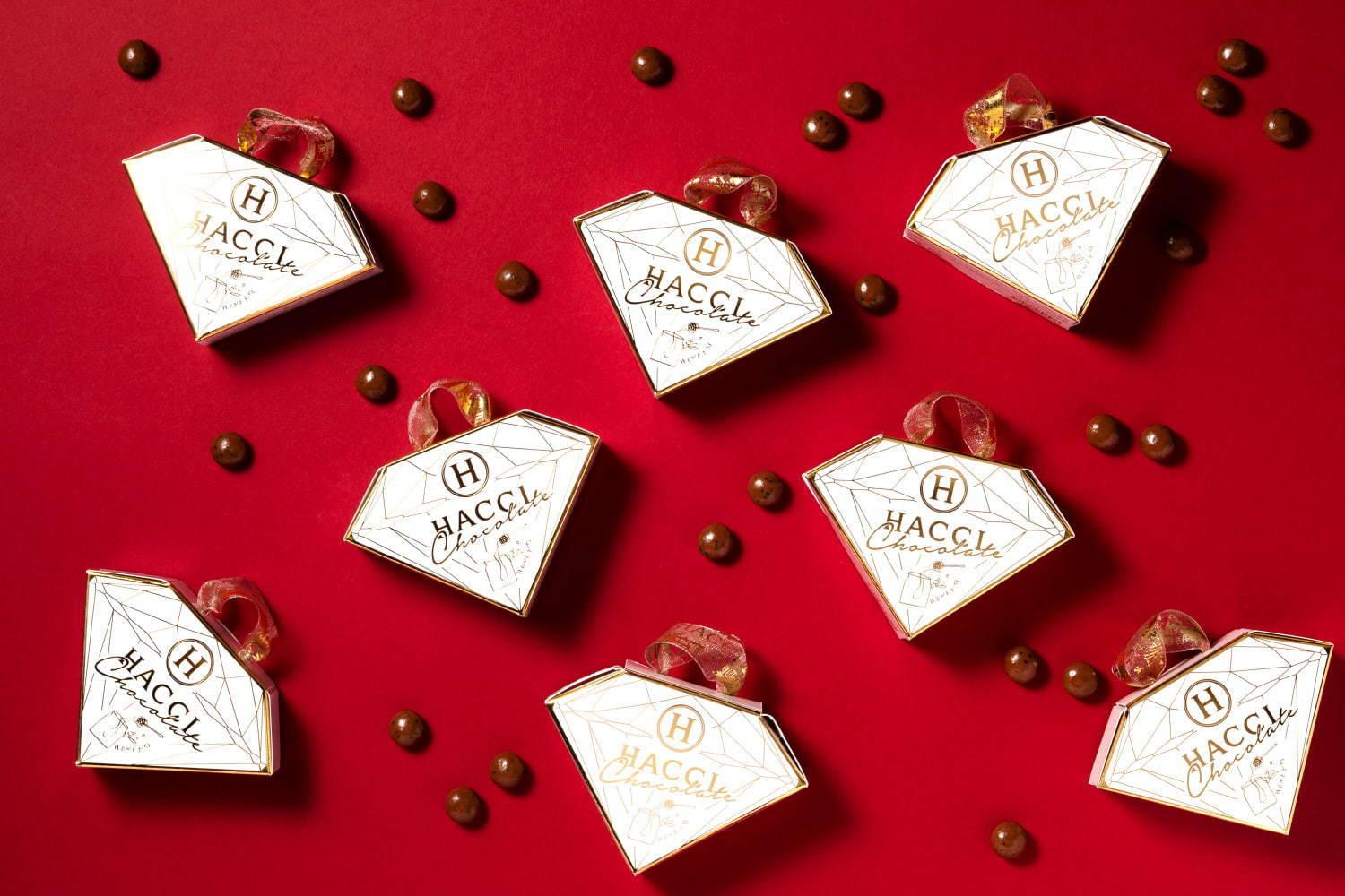 HACCIの冬限定スイーツ、ドレスやリップモチーフの蜂蜜チョコをクローゼット型BOXに詰めて コピー HACCIの冬限定スイーツ、ドレスやリップモチーフの蜂蜜チョコをクローゼット型BOXに詰めて コピー