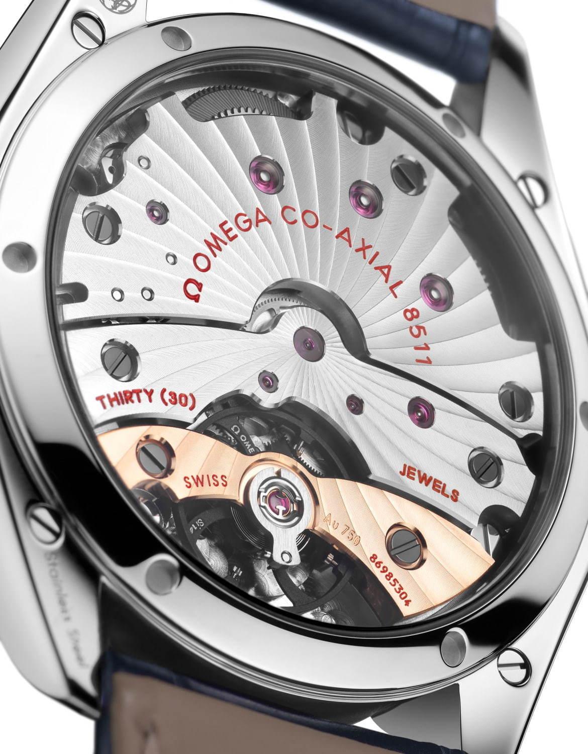 オメガの新作腕時計「デ・ヴィル トレゾア オービス」“テディベア”を文字盤の日付窓に配して コピー