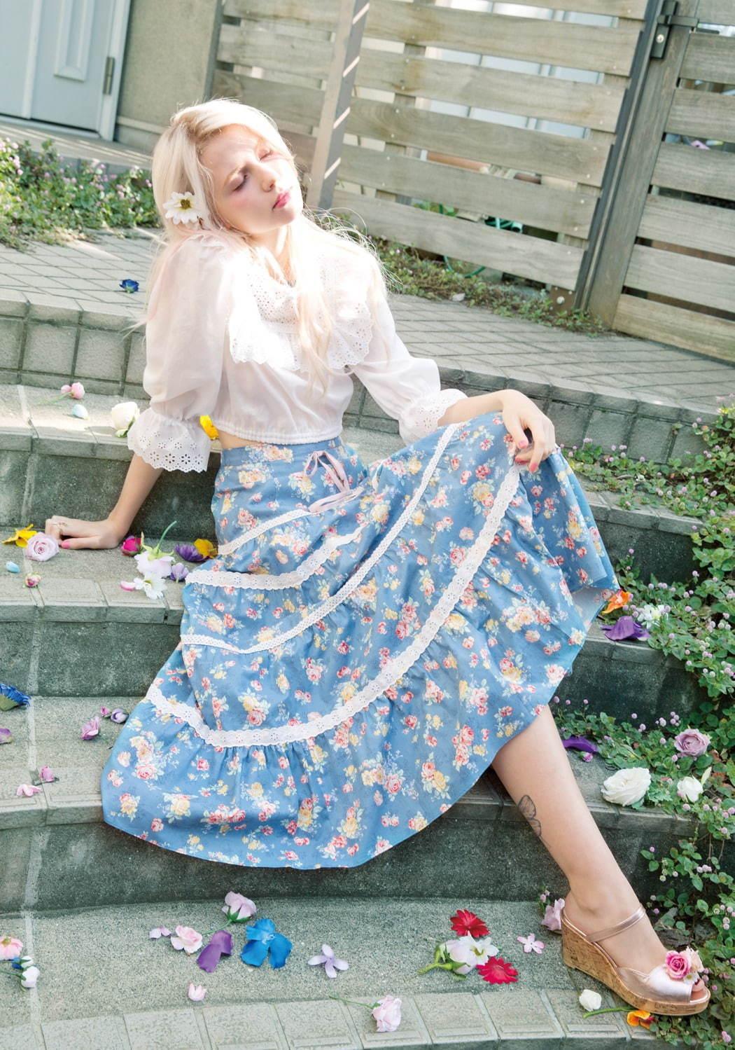 ミルク 2021年春コレクション - 春の訪れを教えてくれる花柄ドレスを主役に コピー ミルク 2021年春コレクション - 春の訪れを教えてくれる花柄ドレスを主役に コピー