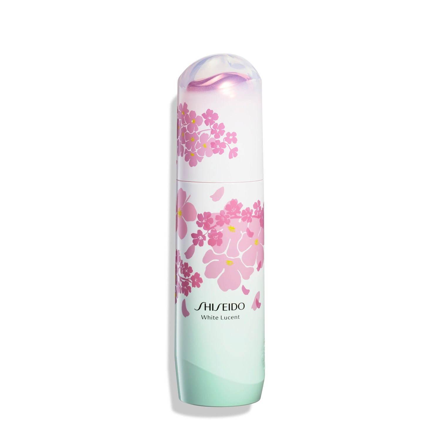 SHISEIDO ホワイトルーセントの新美白美容パウダー、限定“桜”デザインの美容液も コピー