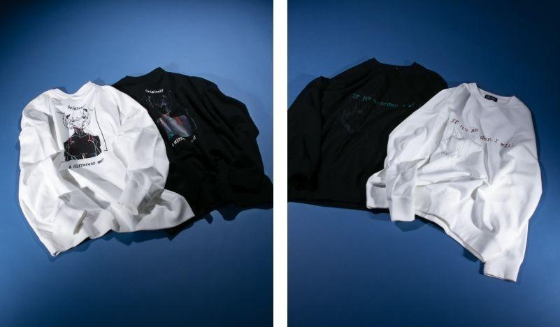 HARE『エヴァンゲリオン』コラボシャツやロンT、黒色プラグスーツのアヤナミレイ(仮称)をイメージ コピー