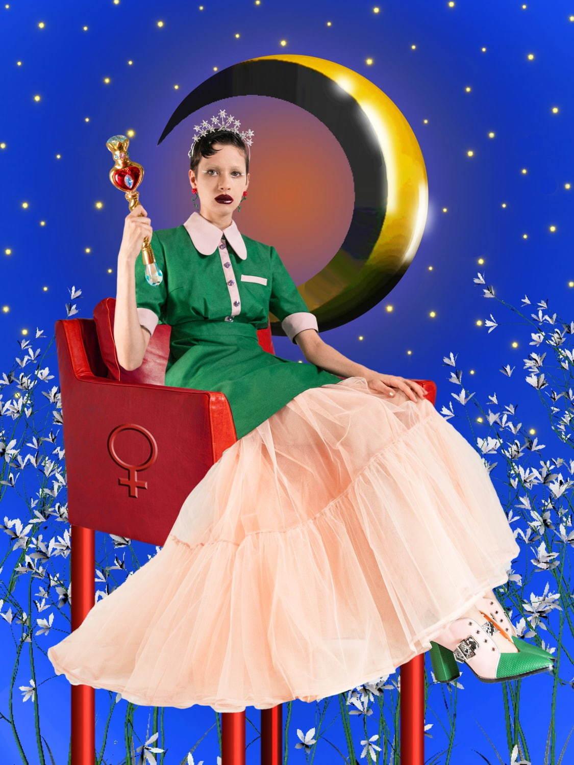 パメオポーズ2021年春コレクション - 「タロットカード」着想の女帝ワンピやチャイナドレス コピー