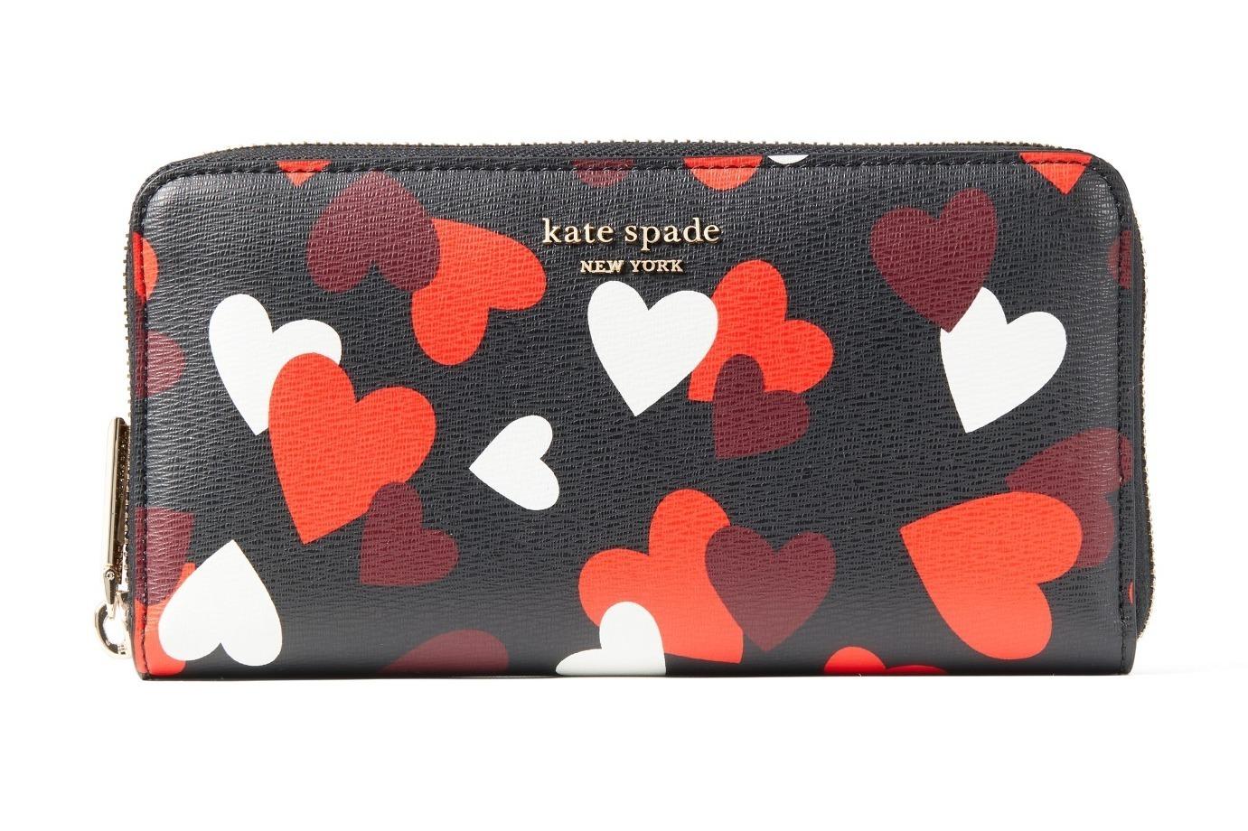 ケイト・スペード2021年バレンタインギフト、“ハート”モチーフの財布&3Dコインパース 