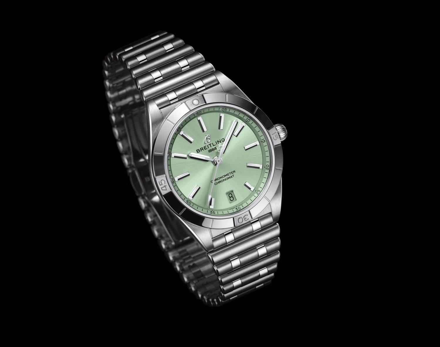 ブライトリングのアイコン腕時計「クロノマット」から初のレディスシリーズ、ダイヤルカラー豊富に コピー