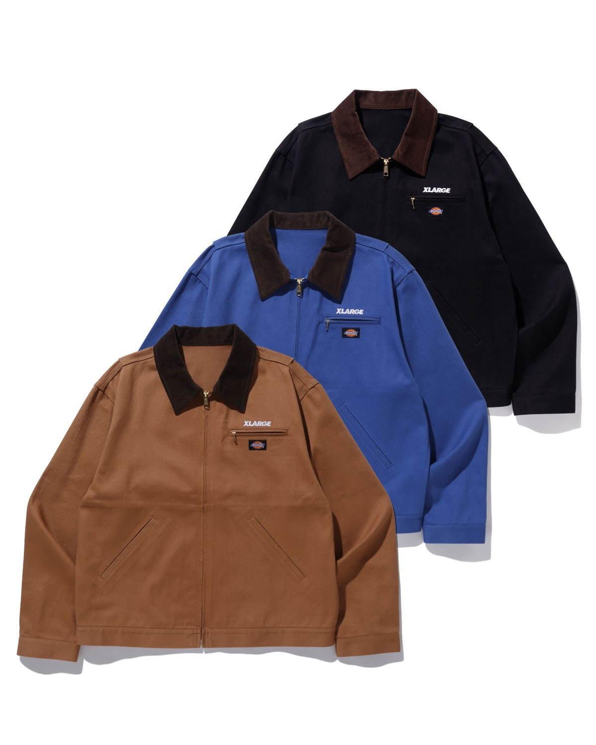XLARGE×ディッキーズ、ワークジャケットやオーバーオール - ゴールドのパーツを配して コピー XLARGE×ディッキーズ、ワークジャケットやオーバーオール - ゴールドのパーツを配して コピー