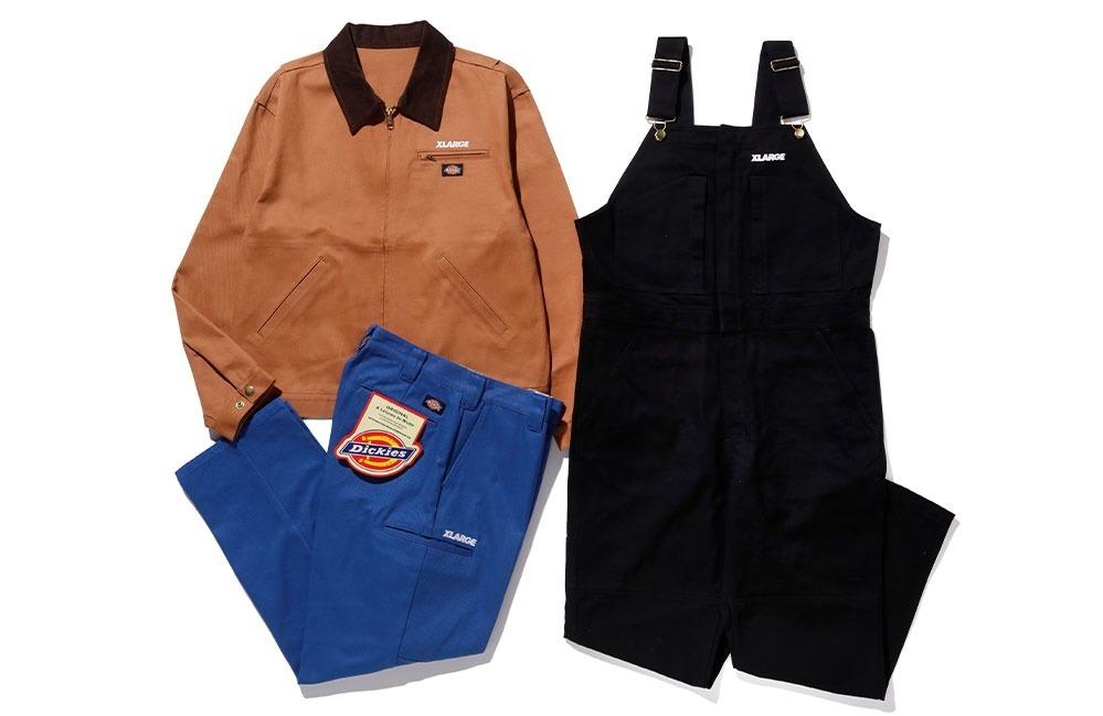 XLARGE×ディッキーズ、ワークジャケットやオーバーオール - ゴールドのパーツを配して コピー XLARGE×ディッキーズ、ワークジャケットやオーバーオール - ゴールドのパーツを配して コピー