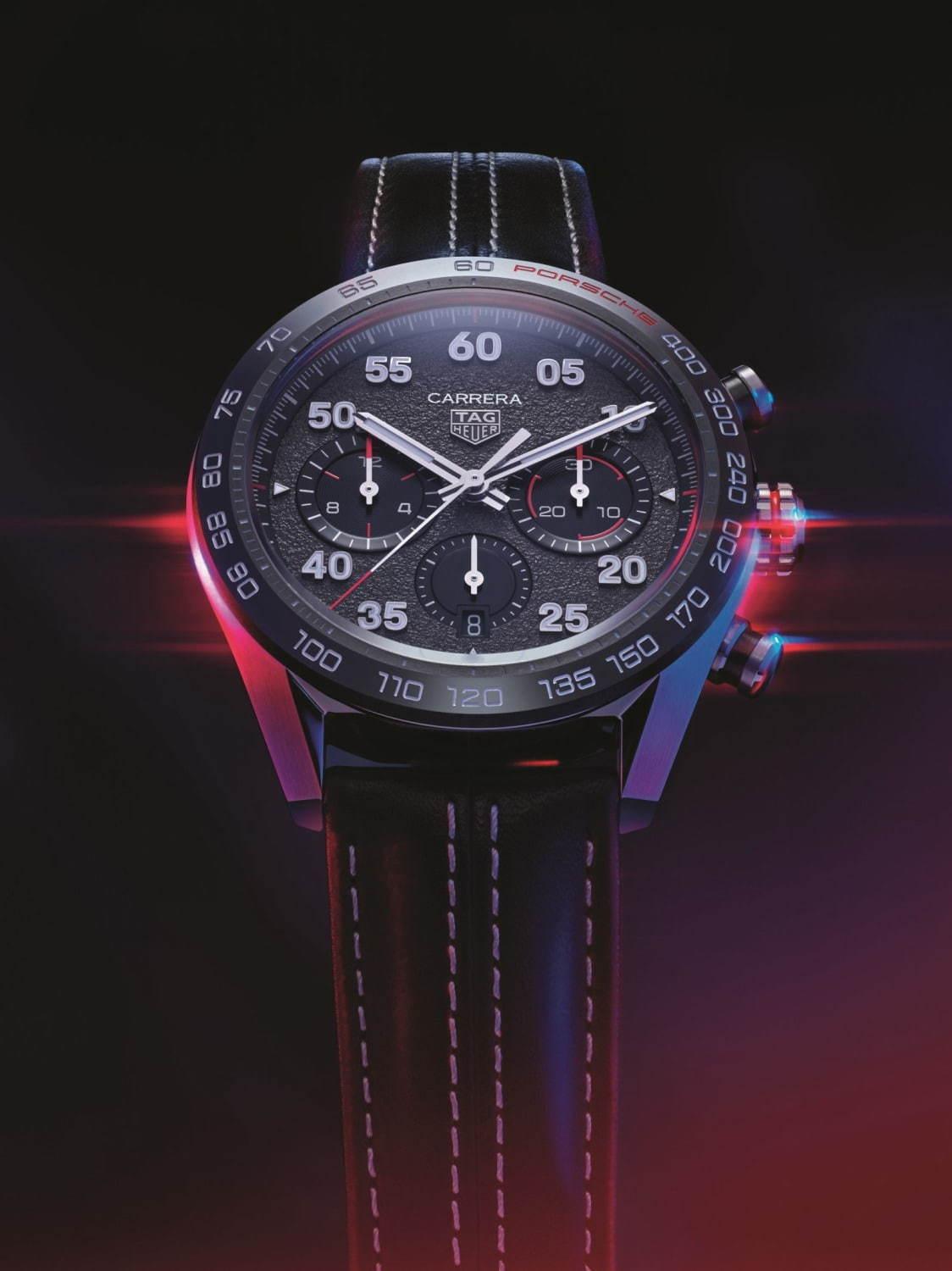 タグ・ホイヤー＆ポルシェの腕時計、ポルシェの“スポーツカー”デザインを取り入れたクロノグラフ コピー