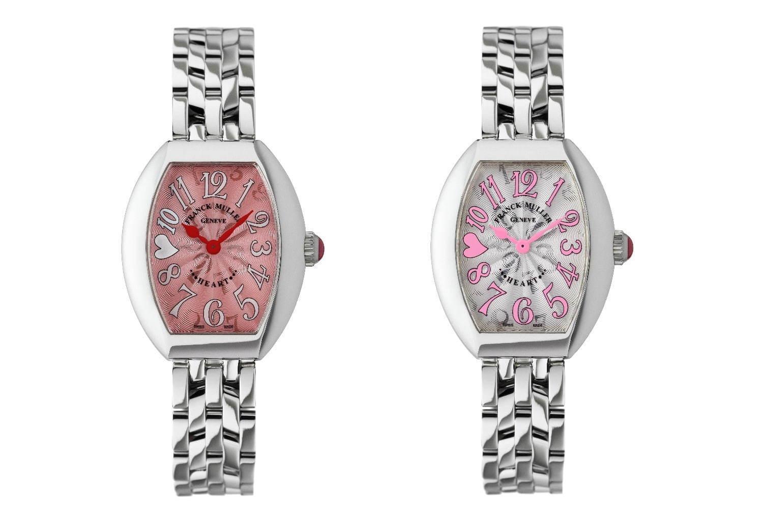 フランク ミュラー“ハート”の腕時計「ハート トゥ ハート」に新作ピンク コピー
