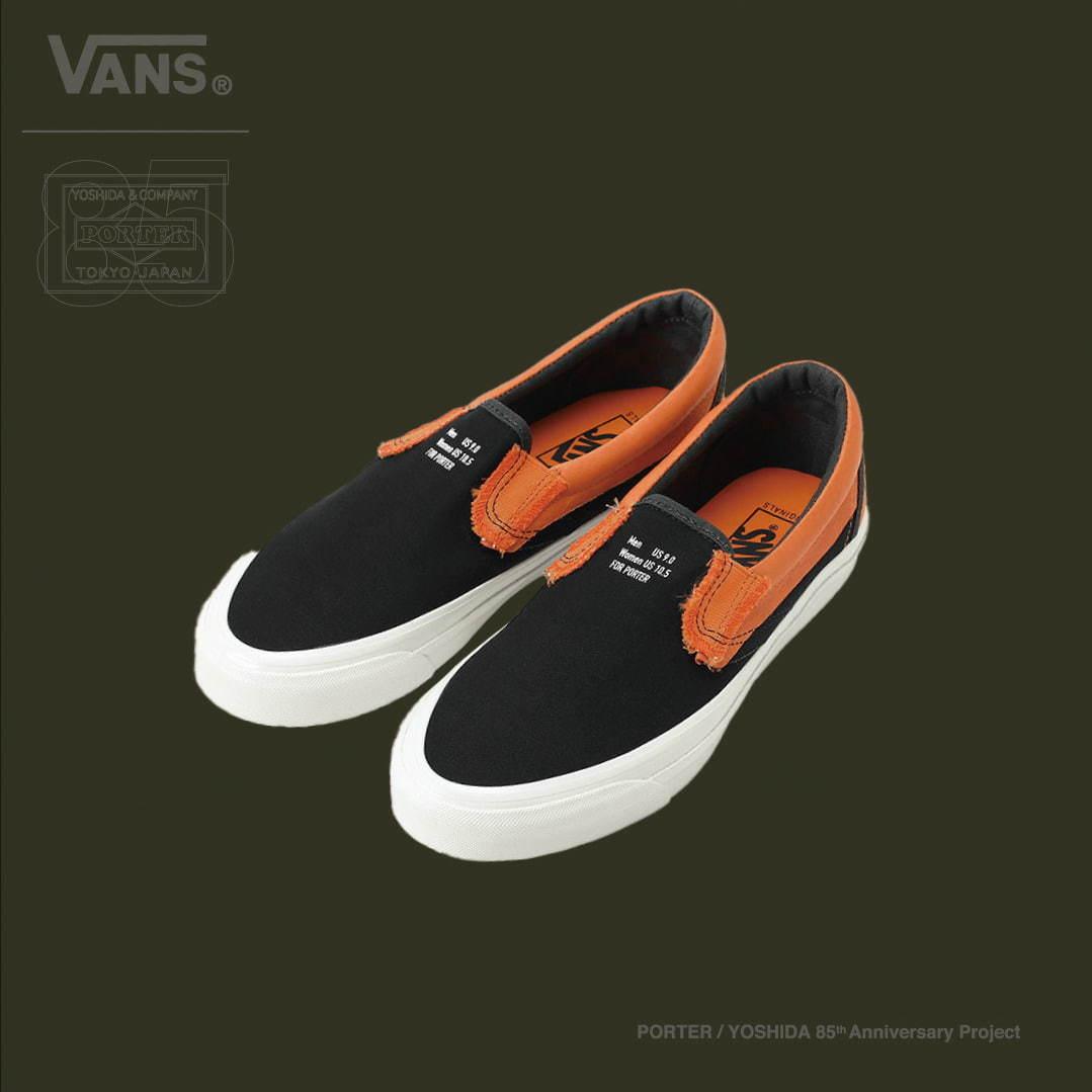 ポーター×VANS“チェッカーフラッグ柄＆ボタニカル柄”のバッグ、左右非対称スニーカーも コピー