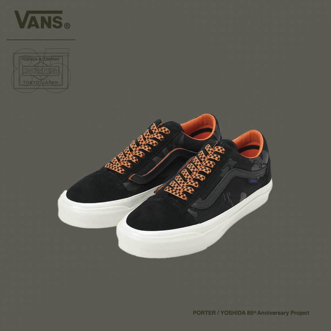 ポーター×VANS“チェッカーフラッグ柄＆ボタニカル柄”のバッグ、左右非対称スニーカーも コピー