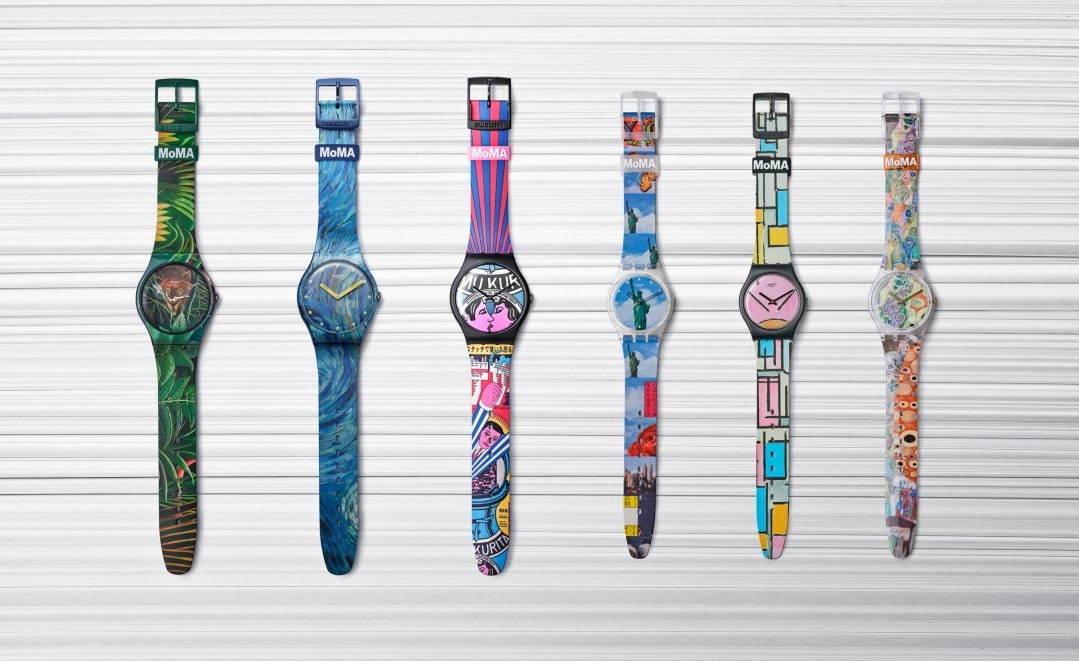 スウォッチ×MoMAの新作腕時計 - ゴッホやルソー、横尾 忠則らのアート作品をモチーフに コピー