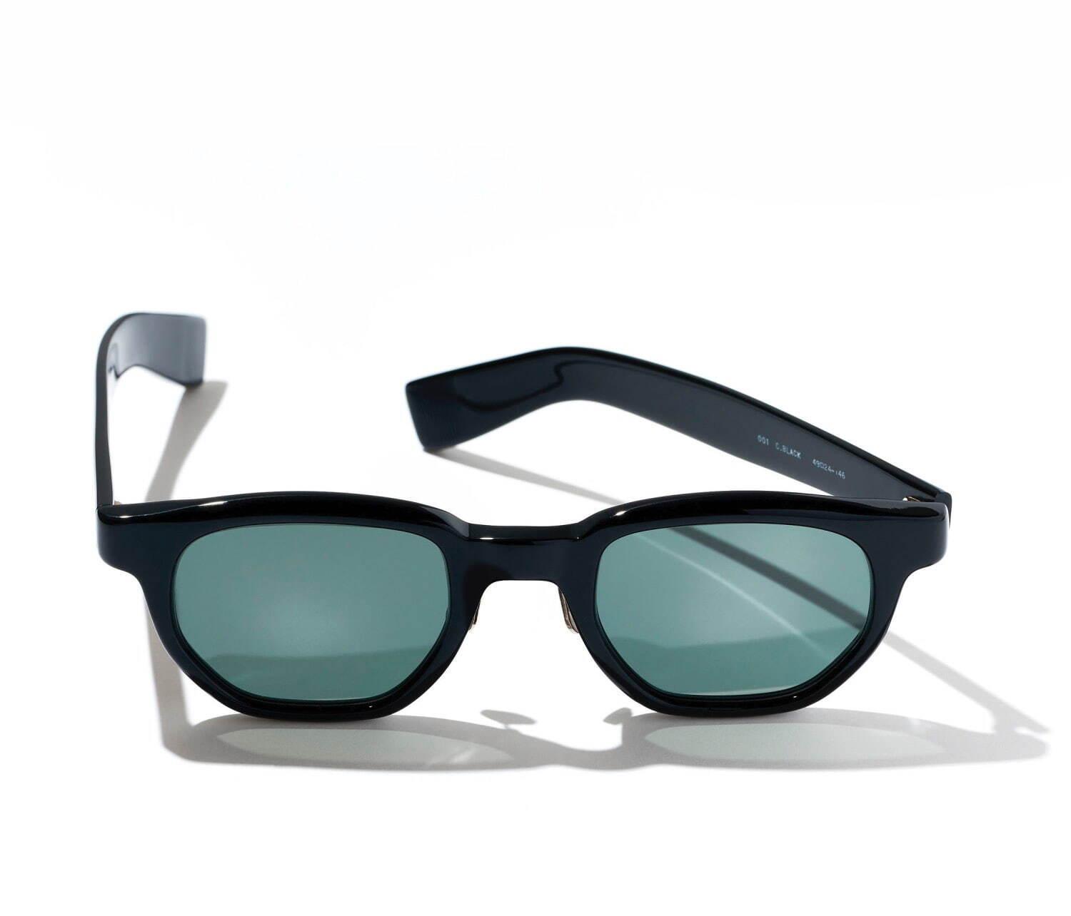 オーラリー“ヘキサゴン型レンズ”のサングラス、アイヴァン 7285のデザイナー中川浩考とコラボ コピー