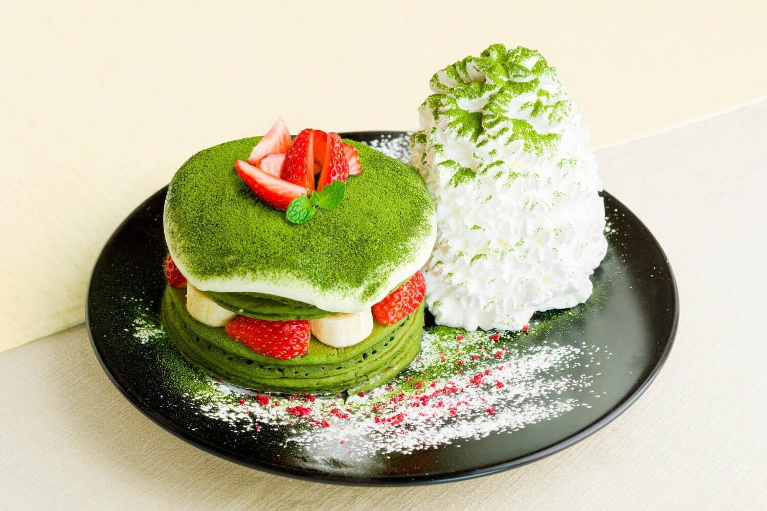 エッグスンシングス「宇治抹茶ティラミスパンケーキ」濃厚ティラミスクリームたっぷりの限定パンケーキ コピー エッグスンシングス「宇治抹茶ティラミスパンケーキ」濃厚ティラミスクリームたっぷりの限定パンケーキ コピー