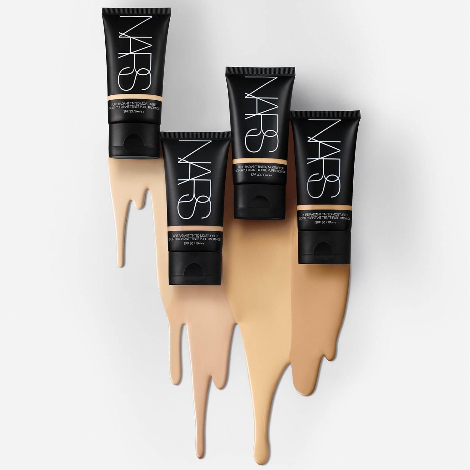 NARS21年夏ベースメイク“曇りなきピュア肌”叶う新クッションファンデ、みずみずしい艶＆透明感 コピー