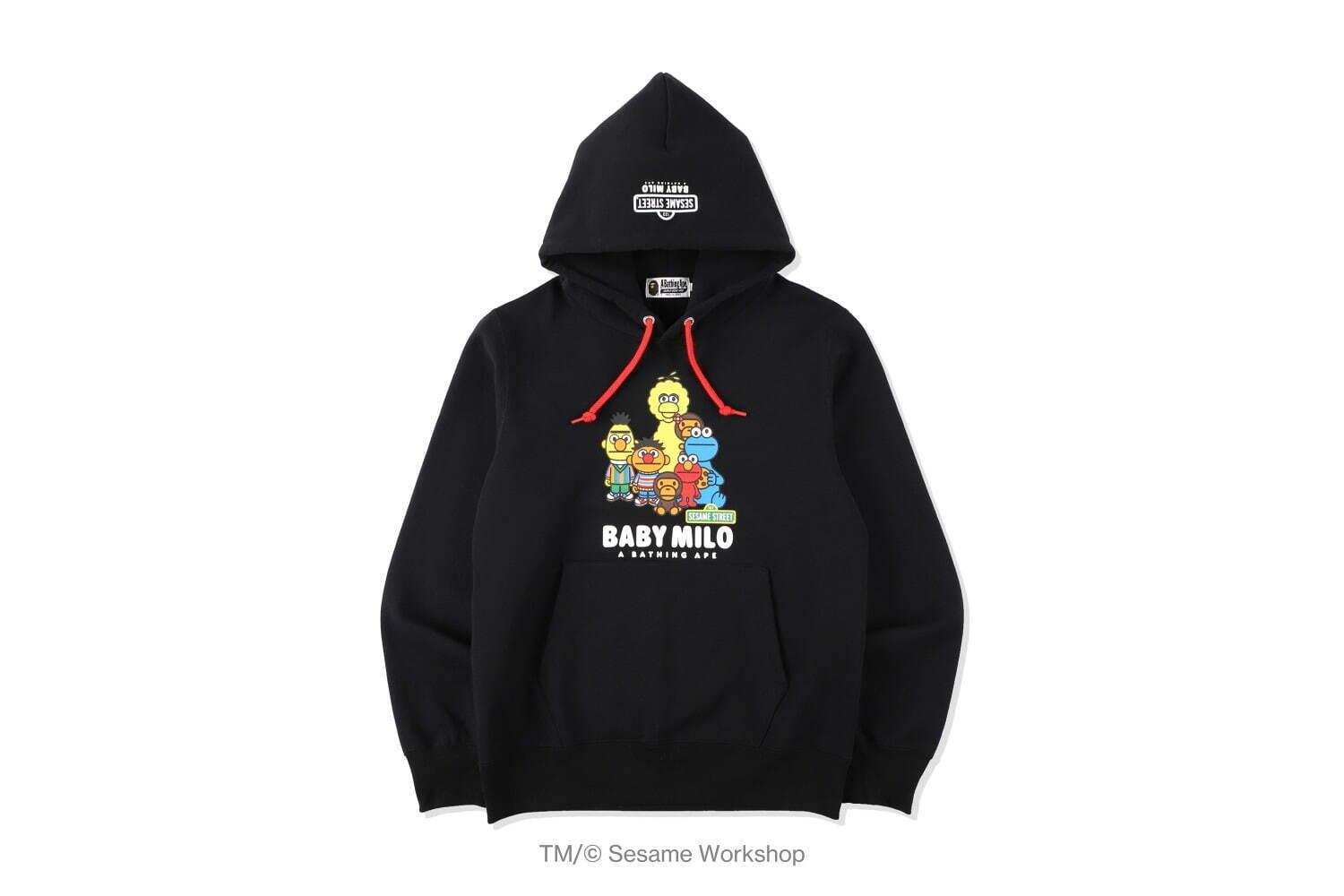 ア ベイシング エイプ×セサミストリート、クッキーモンスター&エルモを配したカモ柄Tシャツなど コピー ア ベイシング エイプ×セサミストリート、クッキーモンスター&エルモを配したカモ柄Tシャツなど コピー