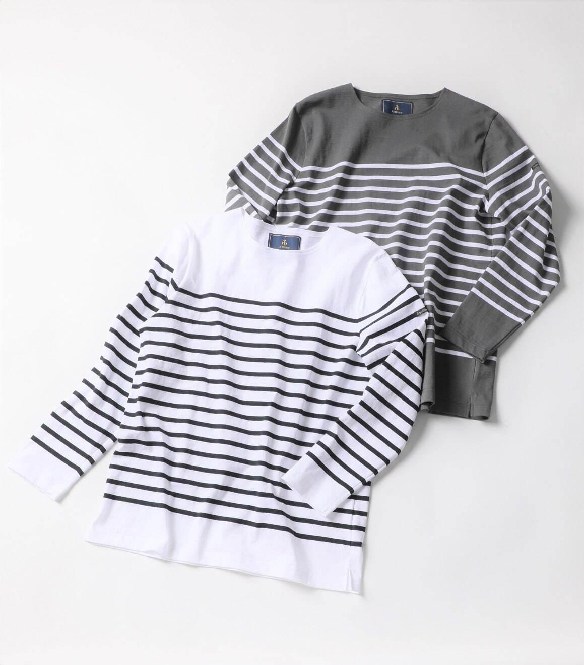 ランバン オン ブルー×ニューエラのロゴ刺繍キャップ、ルミノアとコラボしたボーダーTシャツも コピー ランバン オン ブルー×ニューエラのロゴ刺繍キャップ、ルミノアとコラボしたボーダーTシャツも コピー