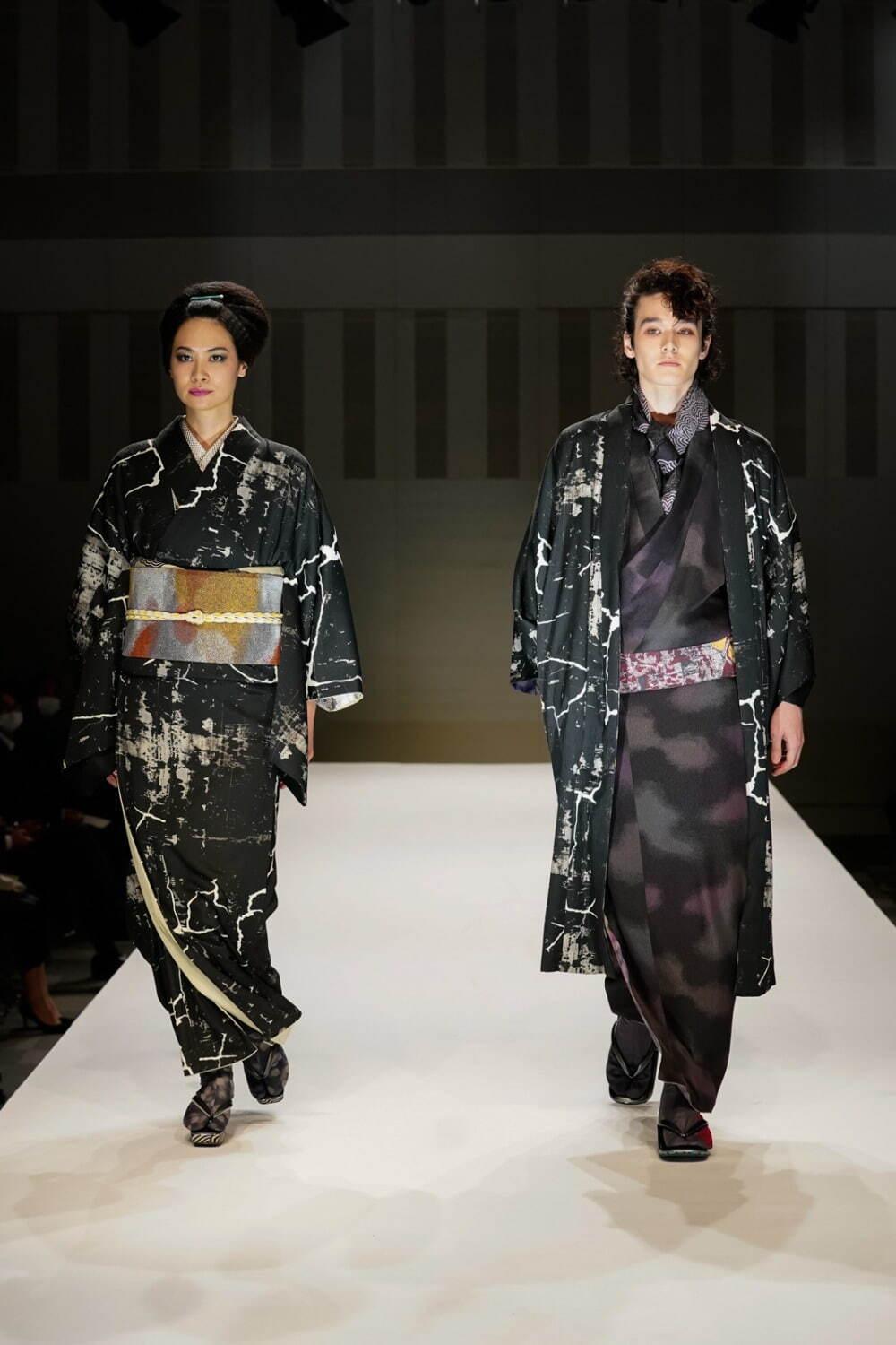 ジョウタロウ サイトウ 2021-22年秋冬コレクション - 宇宙の如く広いキモノの世界 コピー ジョウタロウ サイトウ 2021-22年秋冬コレクション - 宇宙の如く広いキモノの世界 コピー