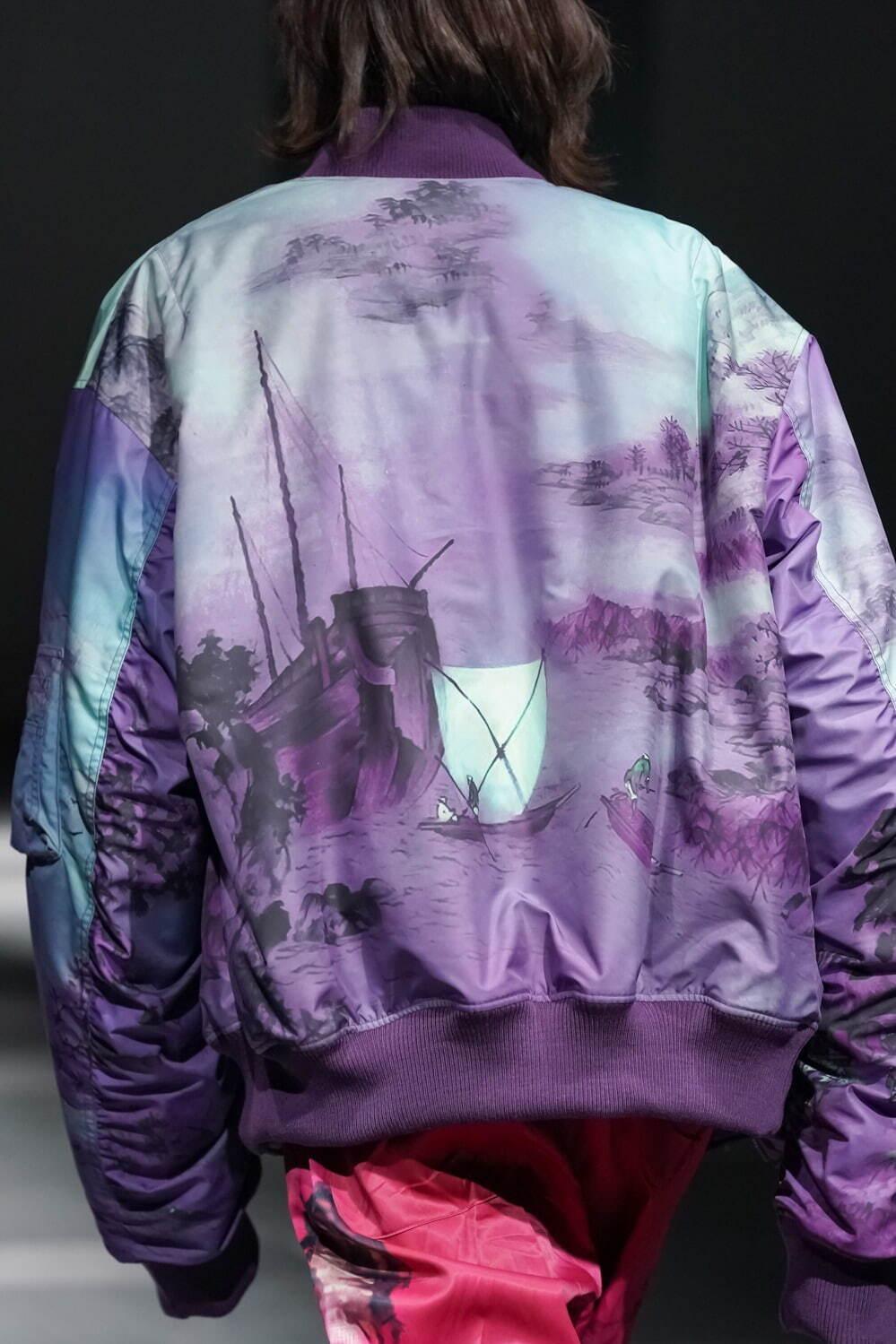 アツシ ナカシマ 2021-22年秋冬コレクション - 日本画家「楚水」の絵画、洋服に今蘇る コピー アツシ ナカシマ 2021-22年秋冬コレクション - 日本画家「楚水」の絵画、洋服に今蘇る コピー