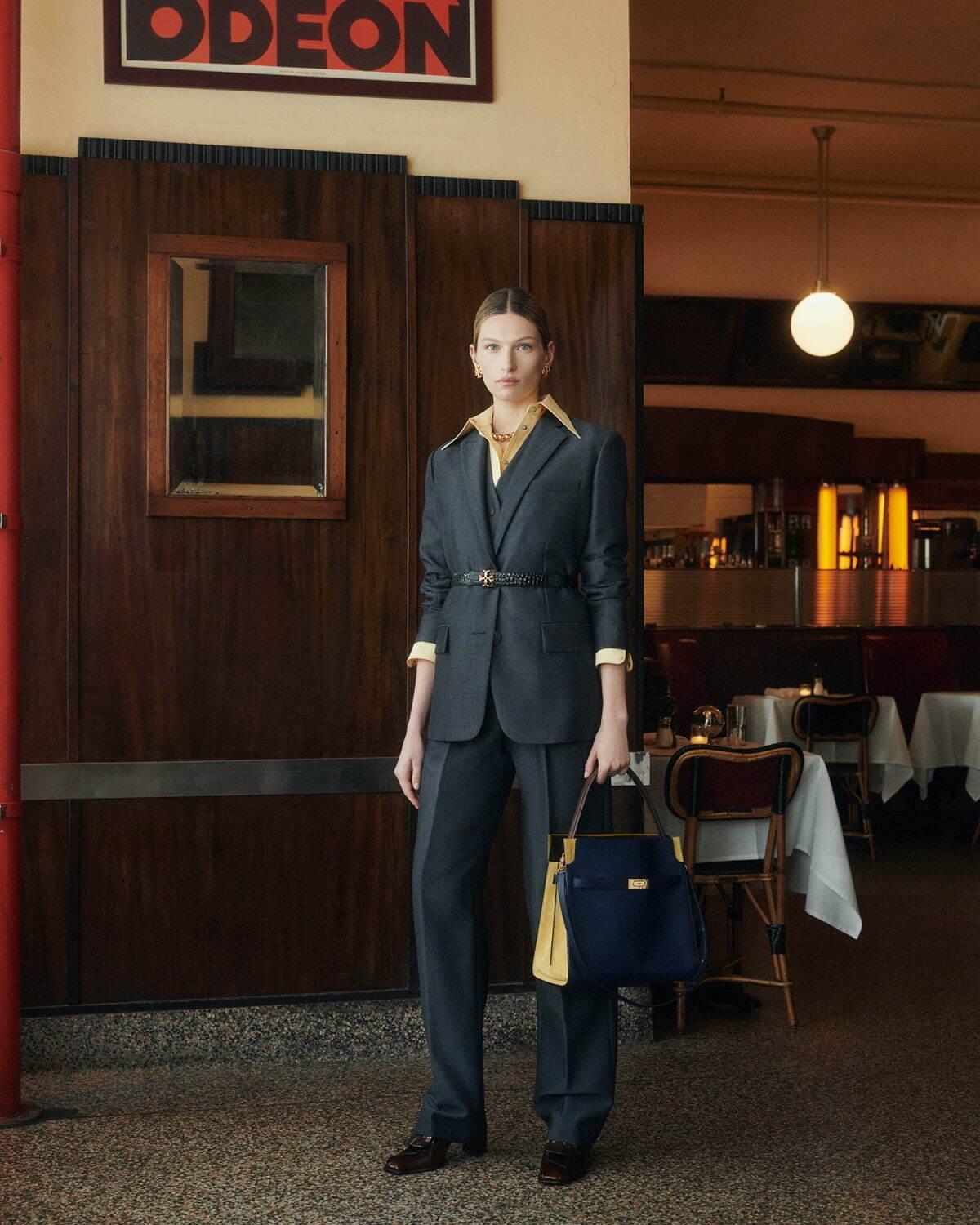 トリー バーチ 2021-22年秋冬コレクション - クラシカルな花が咲く、マニッシュスタイル コピー