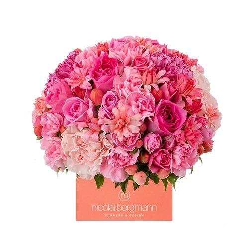 ニコライ バーグマン“母の日”限定フラワーボックス、ピンクグラデ＆優しい色彩のバラやカーネーション コピー