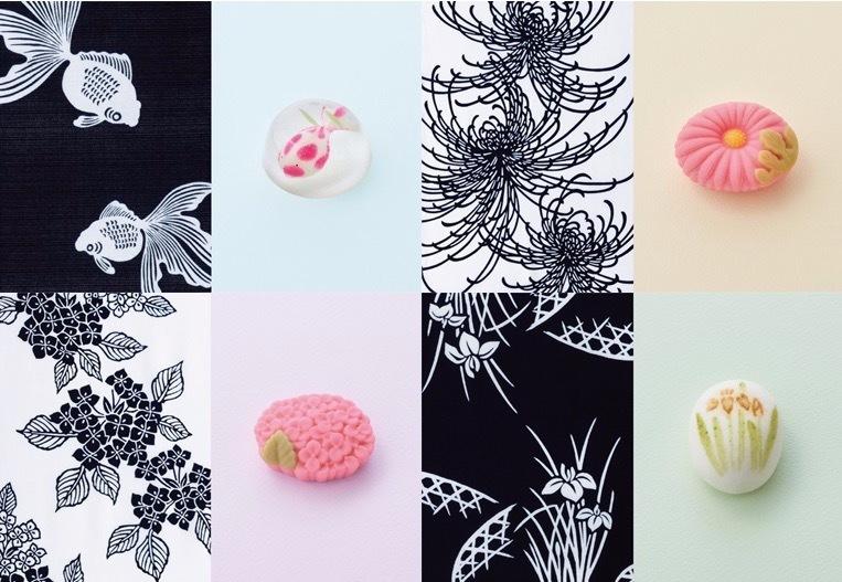 とらや 東京ミッドタウン店で“浴衣と四季”に着目した企画展、竹や花をモチーフにした限定生菓子も コピー とらや 東京ミッドタウン店で“浴衣と四季”に着目した企画展、竹や花をモチーフにした限定生菓子も コピー