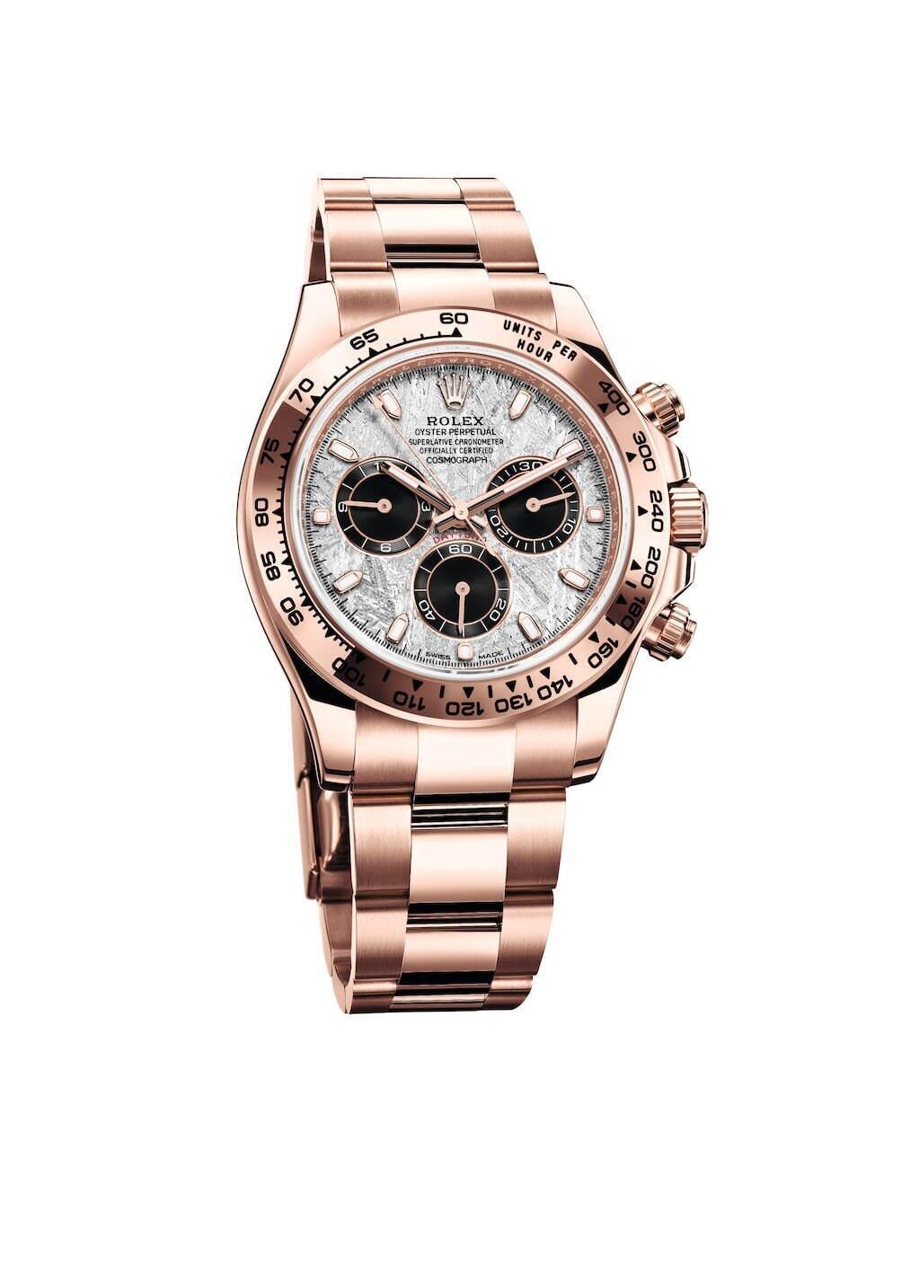 ロレックスの腕時計「コスモグラフ デイトナ」2021年新作、宇宙由来の物質を採用した魅惑のダイアル コピー