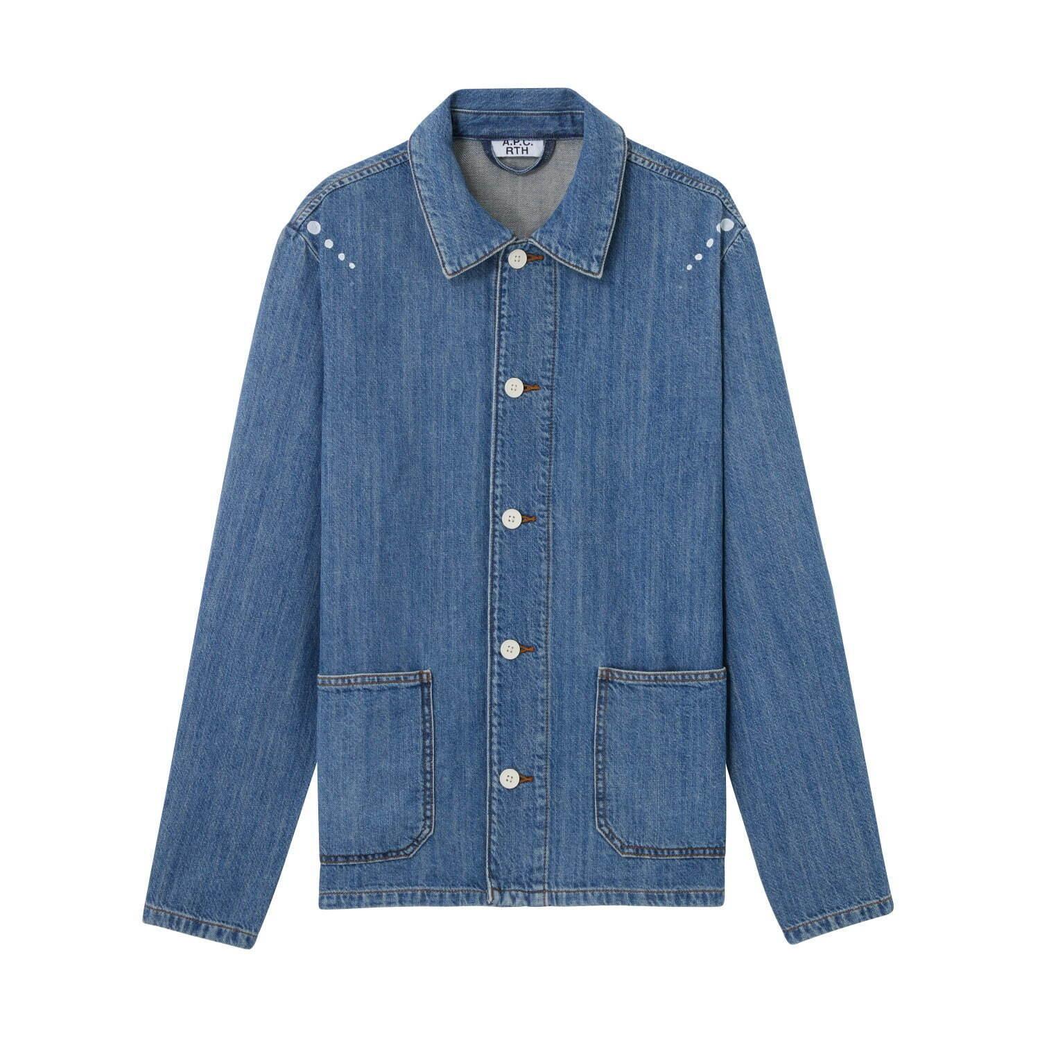 A.P.C.からセンタープリーツ入りデニム＆“ポンチョ”シャツ、「RTH」とのコラボで コピー