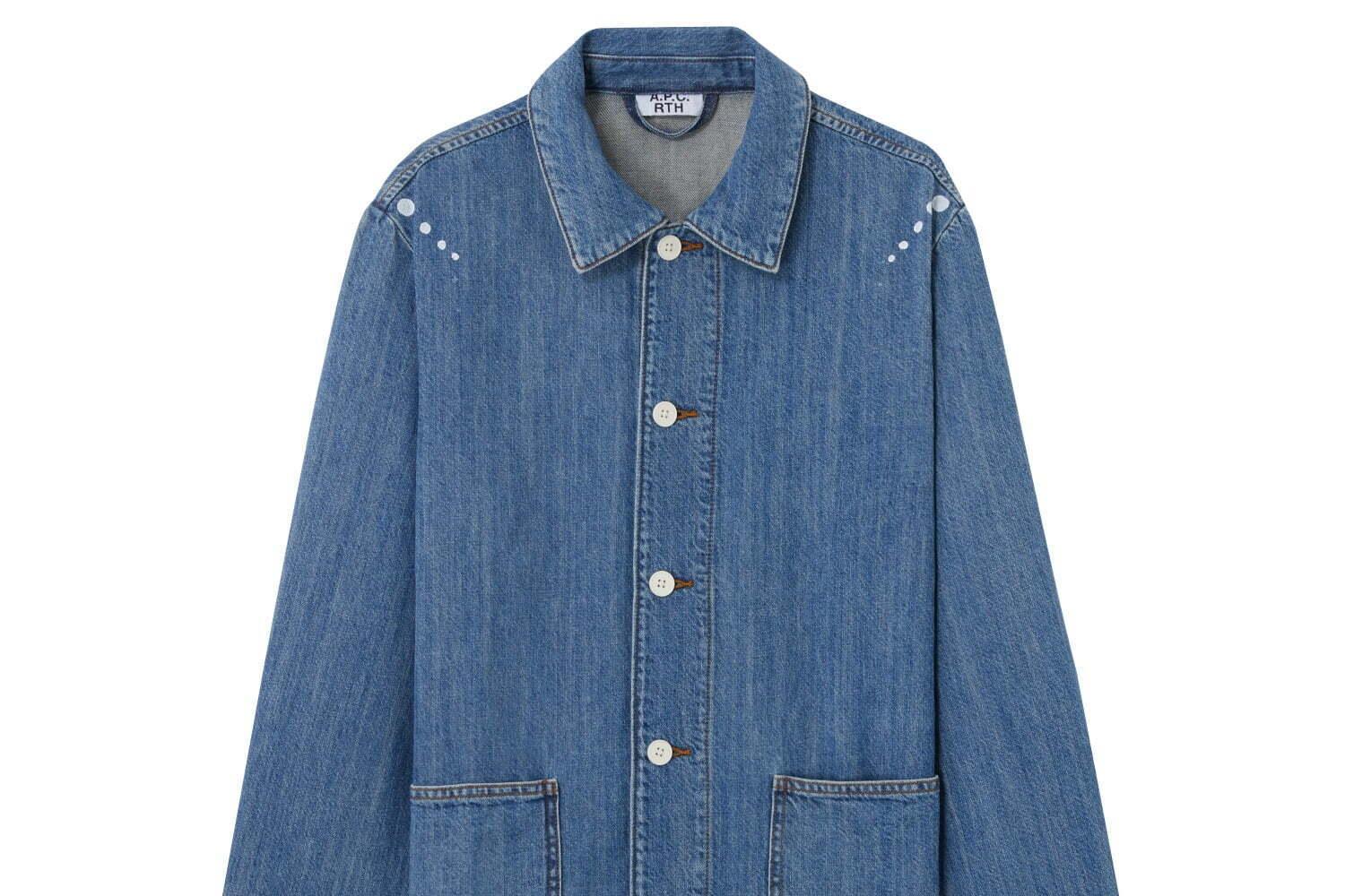 A.P.C.からセンタープリーツ入りデニム＆“ポンチョ”シャツ、「RTH」とのコラボで 