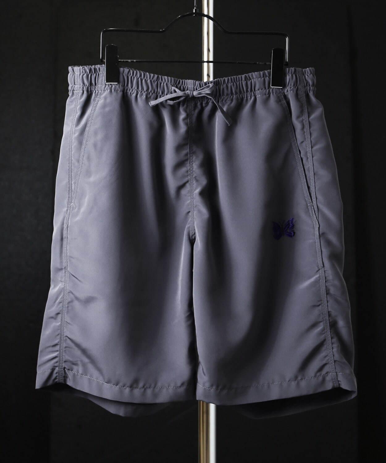 ニードルズ×ジャーナル スタンダードのシャツ&ハーフパンツ、スモーキーなパープル・ベージュで コピー ニードルズ×ジャーナル スタンダードのシャツ&ハーフパンツ、スモーキーなパープル・ベージュで コピー