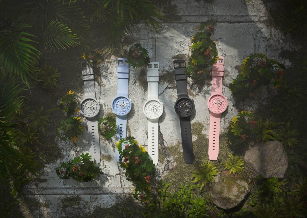 スウォッチの新作腕時計「ビッグボールド バイオセラミック」バイオ由来の新素材、くすみカラー全5色で コピー