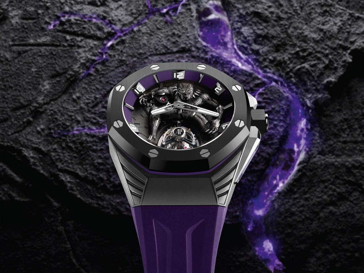 オーデマ ピゲ「ロイヤル オーク コンセプト」マーベル“ブラックパンサー”デザインの限定腕時計 コピー