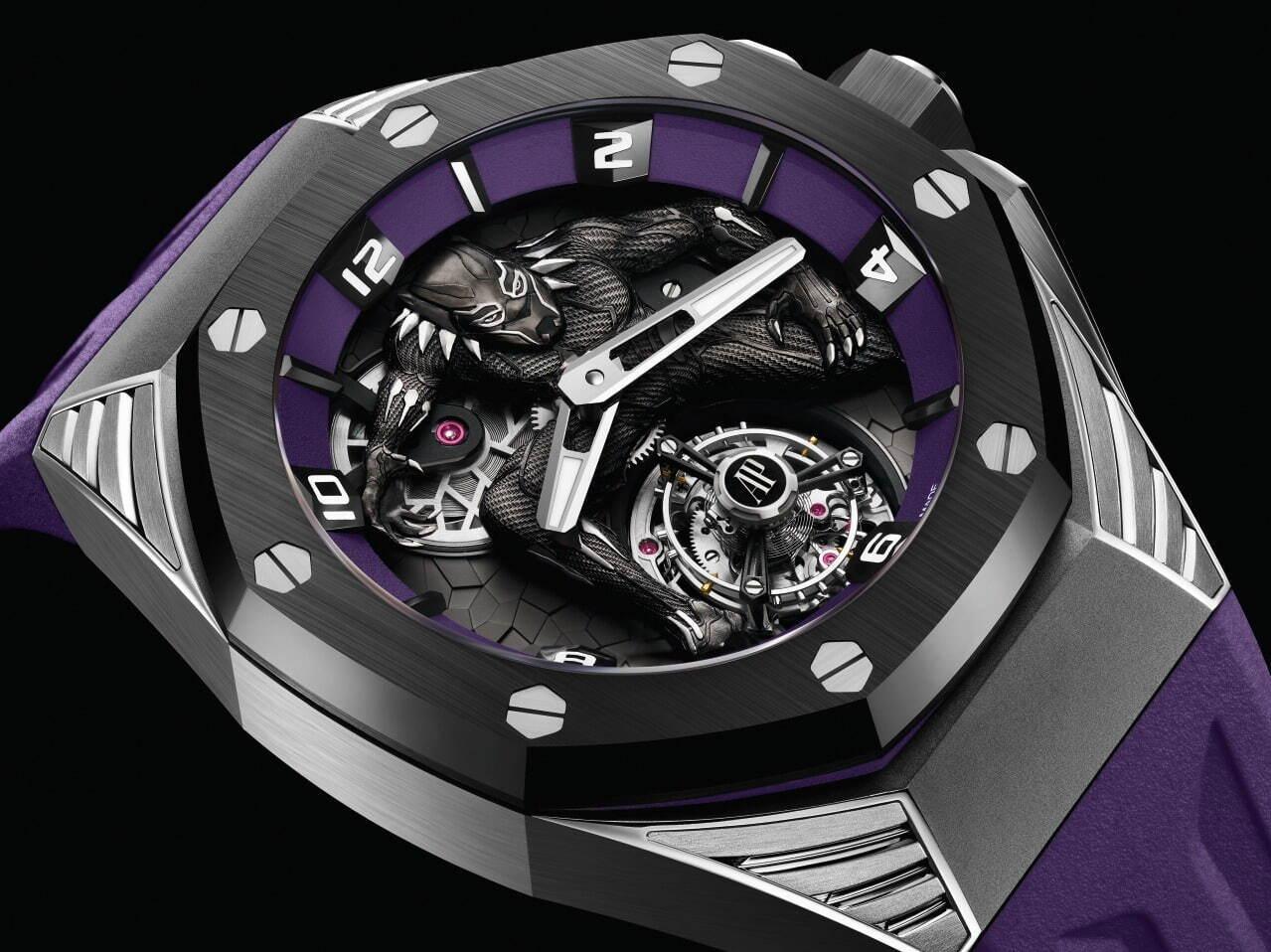オーデマ ピゲ「ロイヤル オーク コンセプト」マーベル“ブラックパンサー”デザインの限定腕時計 コピー