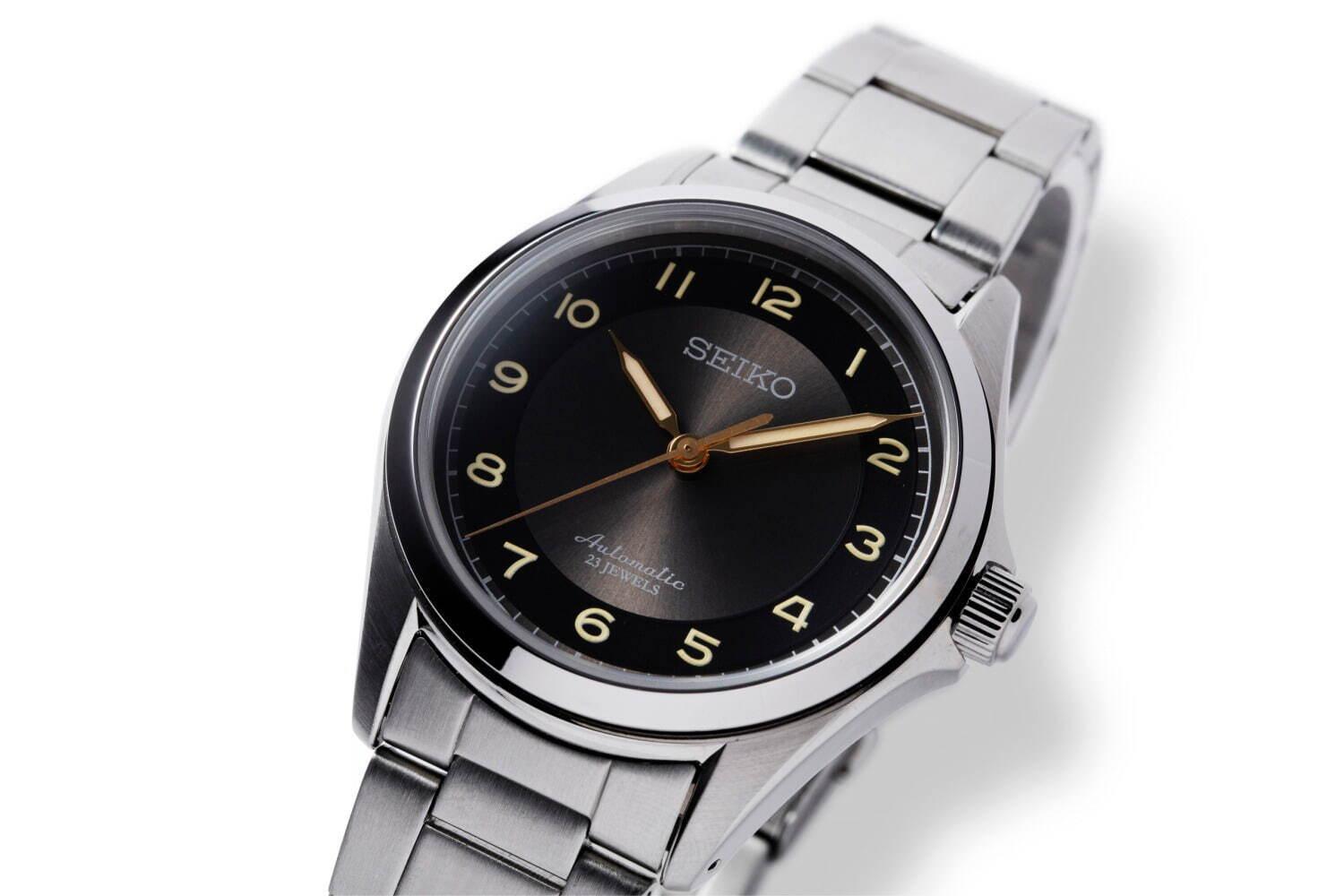 セイコー×チックタックのコラボ腕時計第2弾、クラシックな佇まいのメンズ向け機械式時計 コピー