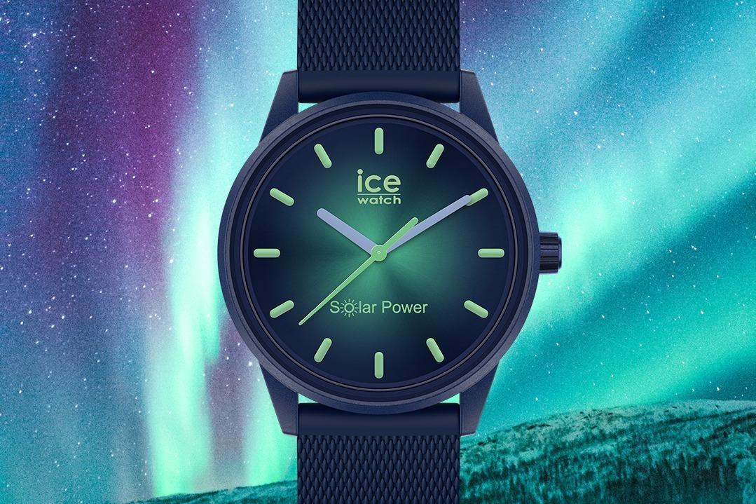 アイスウォッチの新作腕時計「アイス ソーラーパワー」“オーロラ”グラデーションカラーなど全7色 