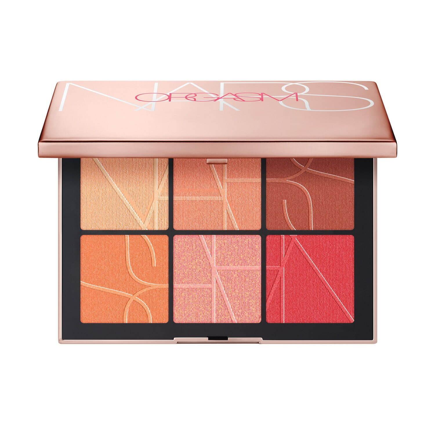 NARS21年夏コスメ「オーガズム オン ザ ビーチ」チークパレット、太陽を浴びたようなピーチピンク コピー NARS21年夏コスメ「オーガズム オン ザ ビーチ」チークパレット、太陽を浴びたようなピーチピンク コピー