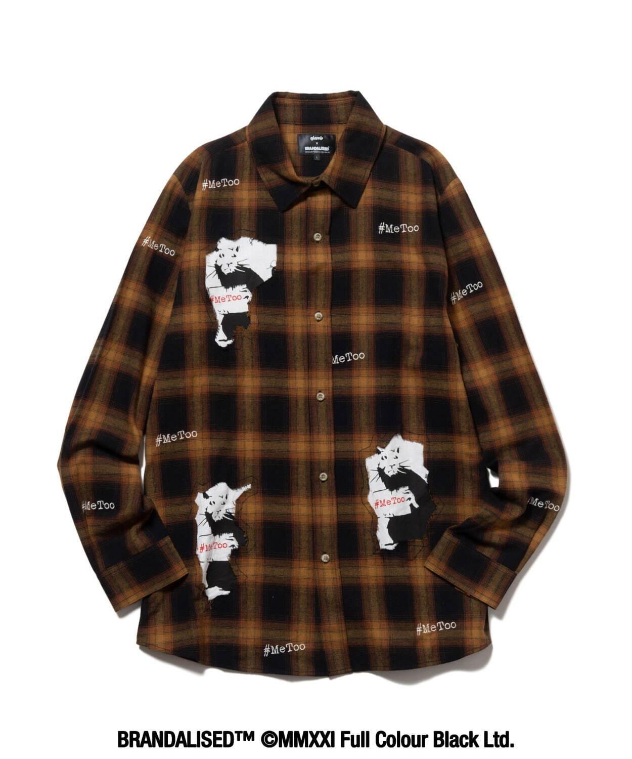 glamb × バンクシー、ハートやネズミのグラフィック入りライダース&チェックシャツなど コピー glamb × バンクシー、ハートやネズミのグラフィック入りライダース&チェックシャツなど コピー