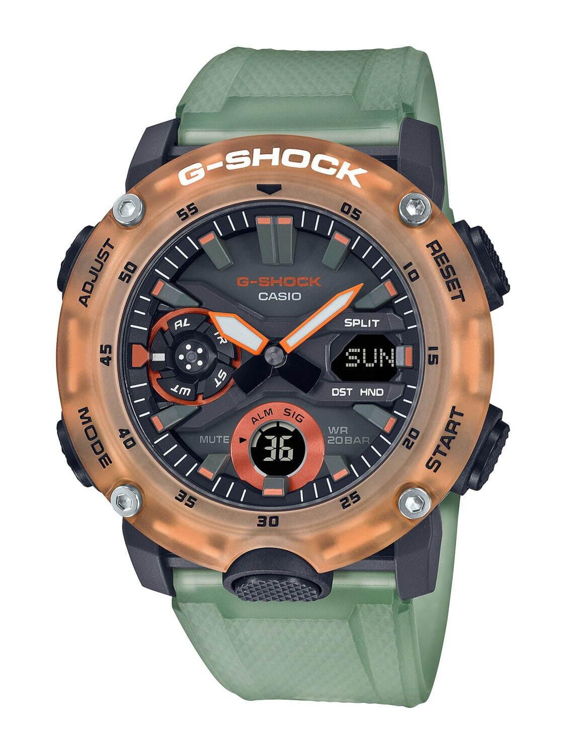 G-SHOCK新作腕時計、鮮やかカラーの薄型スケルトンウオッチなど3型 コピー G-SHOCK新作腕時計、鮮やかカラーの薄型スケルトンウオッチなど3型 コピー