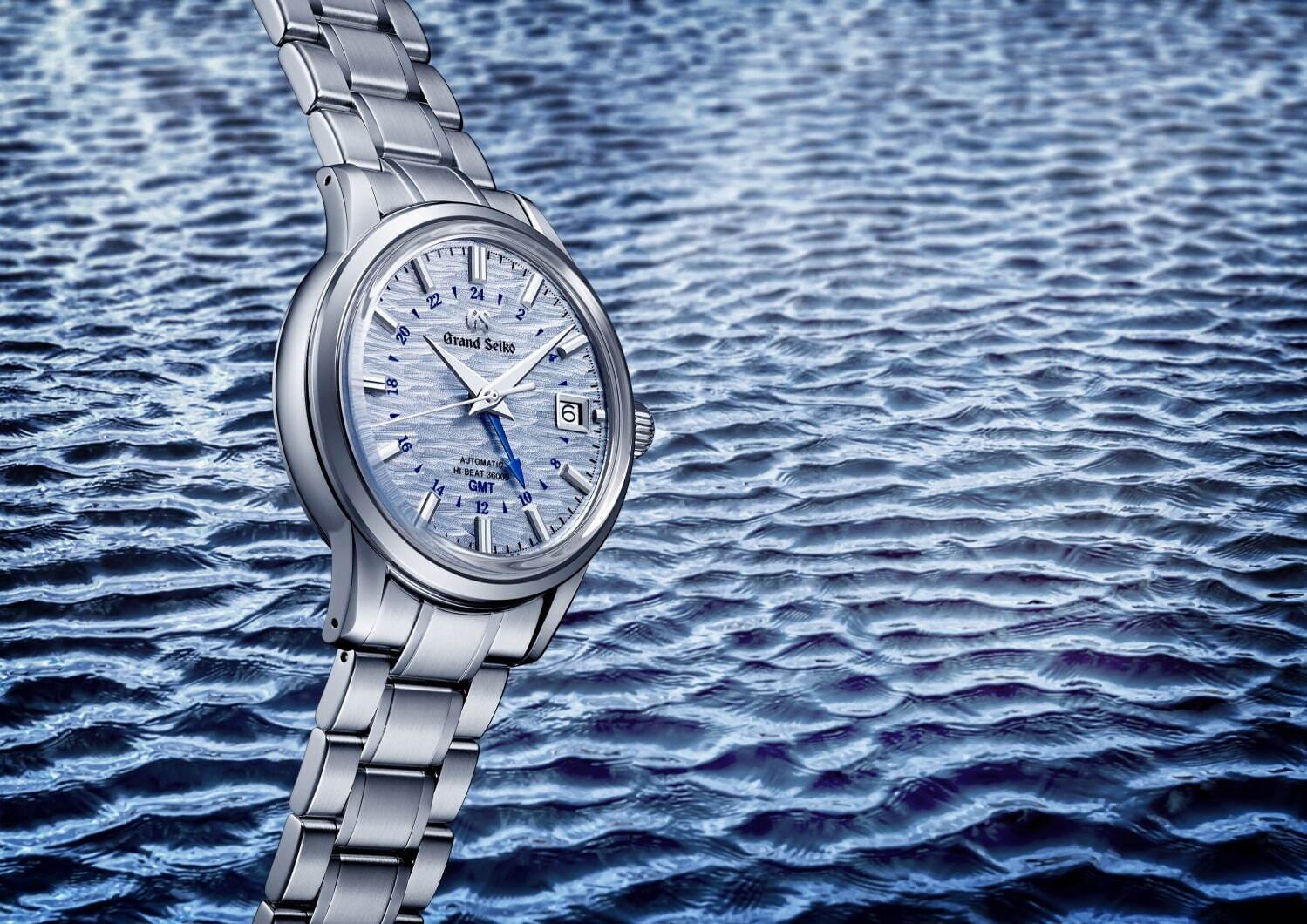 グランドセイコー“四季の風景”を表現した新作腕時計、月や山桜をイメージした針＆“さざ波”ダイヤルも コピー