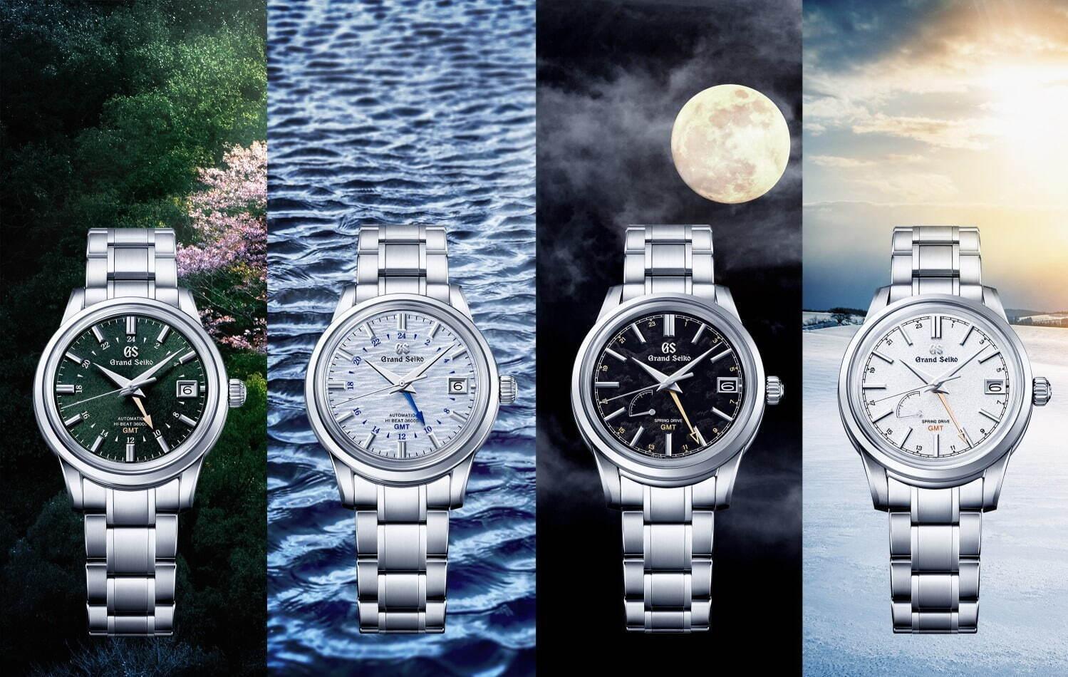 グランドセイコー“四季の風景”を表現した新作腕時計、月や山桜をイメージした針＆“さざ波”ダイヤルも 