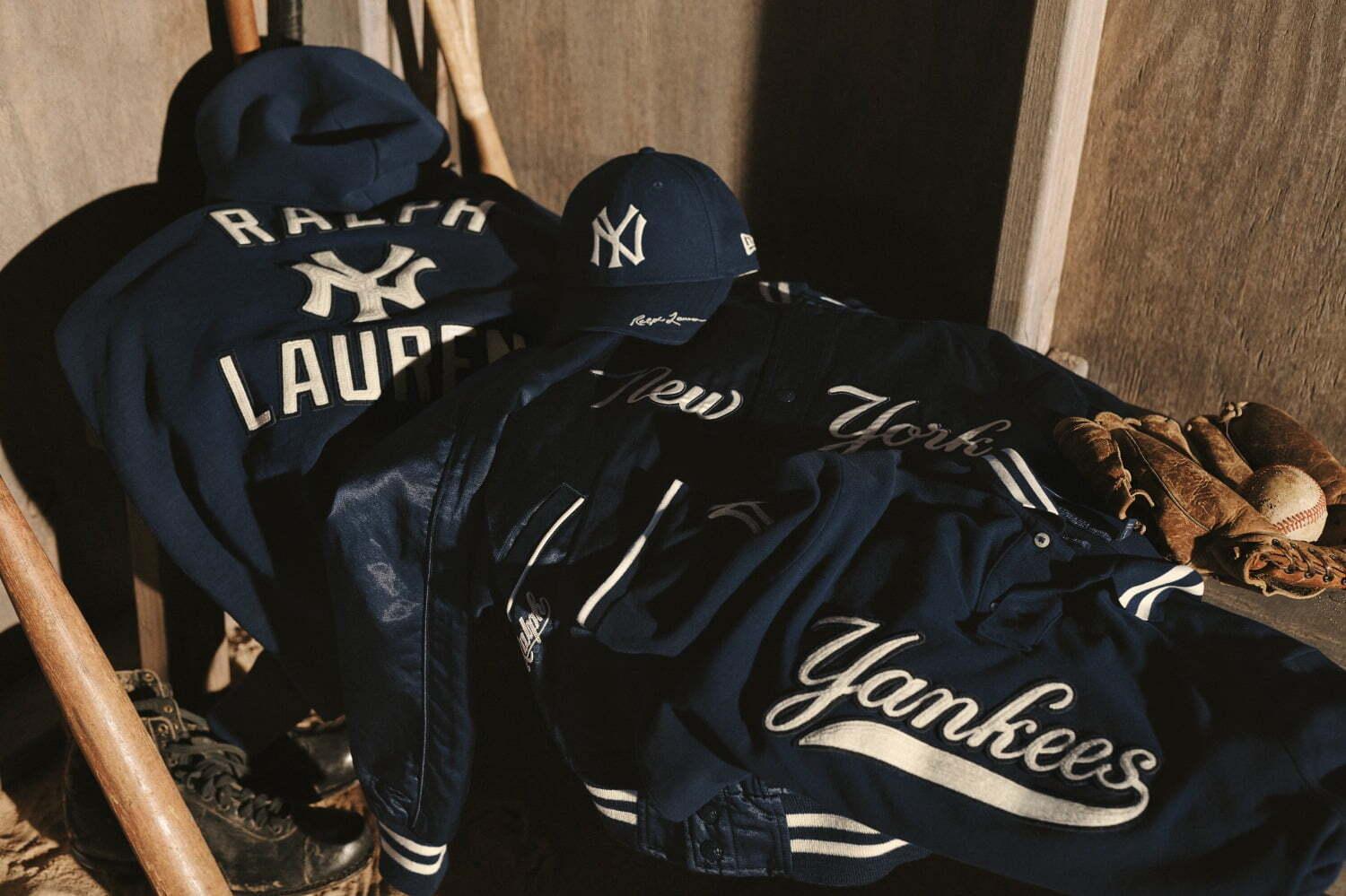 ラルフ ローレン × MLB、ヤンキースやドジャース等4球団のロゴ入りスタジャン＆ポロシャツ 