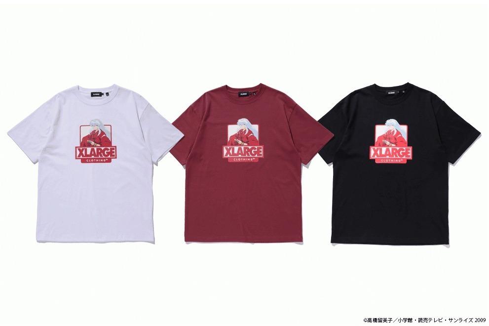 XLARGE×『犬夜叉』のコラボTシャツ、『半妖の夜叉姫』から3人の夜叉姫たちも登場 