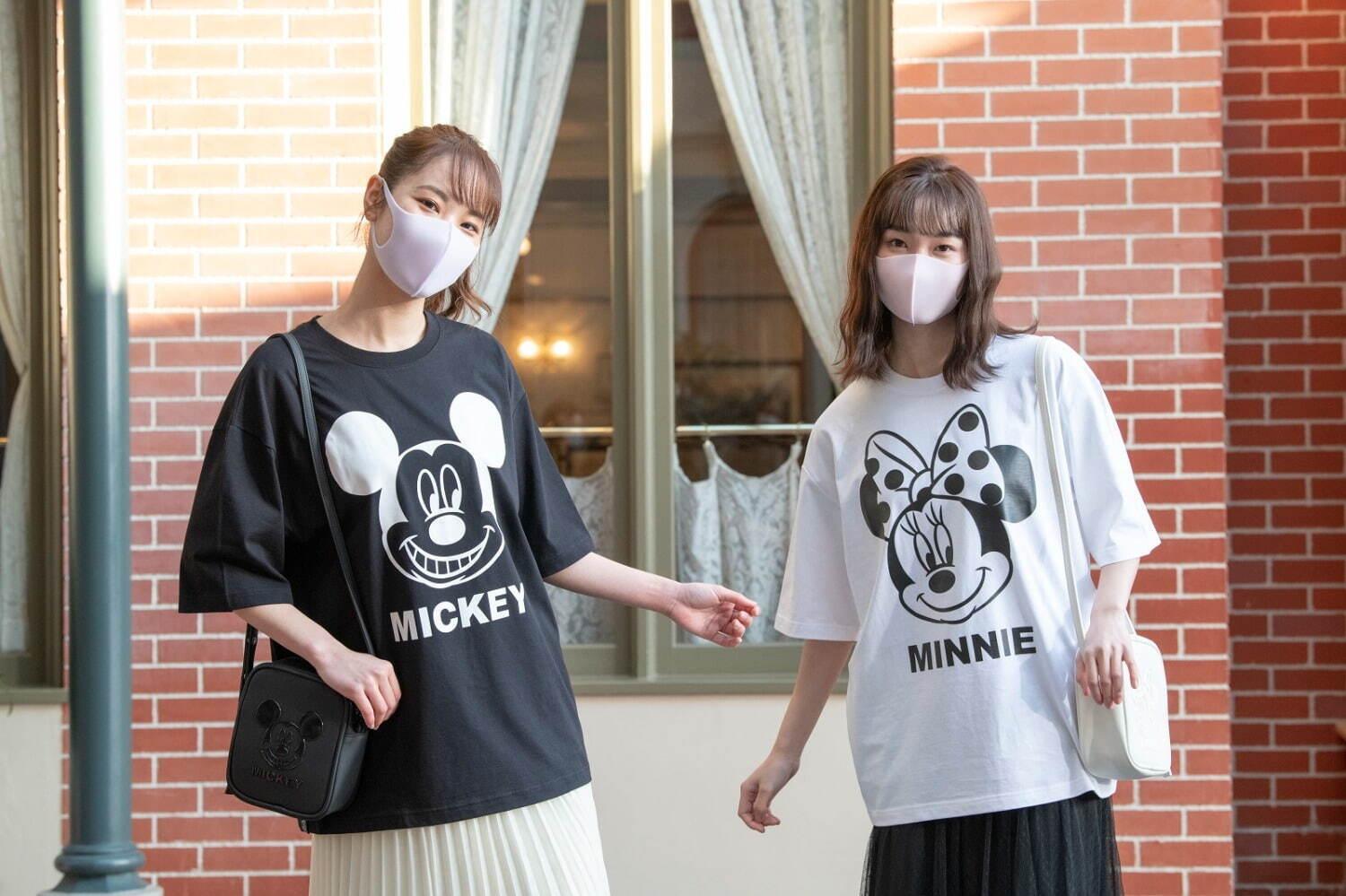 東京ディズニーランド&東京ディズニーシー「ZUCCa」プロデュースの“モノクロ”Tシャツやバッグ コピー 東京ディズニーランド&東京ディズニーシー「ZUCCa」プロデュースの“モノクロ”Tシャツやバッグ コピー